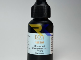 Мега-Об'єм 30г! Топ Izzy Lux Top з УФ-захистом та Дзеркальним Блиском