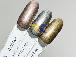 Ефект Рідкого Металу: Золота Гель-фарба Izzy Gold Yellow (Для лиття та дизайну)