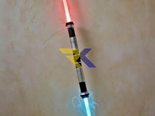 Двосторонній Світловий Меч 2-в-1 (132 см): 12 кольорів + Звук удару